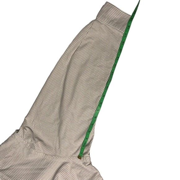 Ralph Lauren mens polo shirt button up cream and white size 16 1/2 -32 - Picture 3 of 13